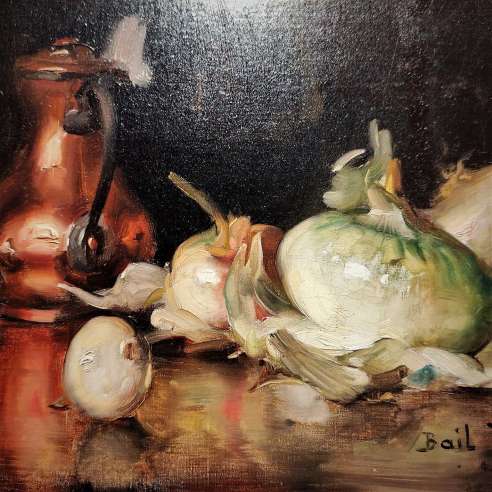 Bail Joseph (1862-1921)+Oil on canvas “Still Life”