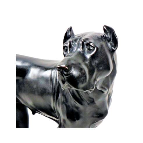 K. Gustav Reissmann+ Bronze cast, Great Dane