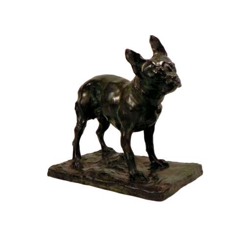 Rembrandt Bugatti(1884 - 1916)+Bronze "French Bulldog"